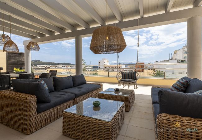 Apartamento en Port de Pollença - Cala Ventura Espectacular Ático con Vistas Apartamento en Port de Pollença - Cala Ventura Espectacular Ático con Vistas